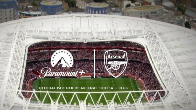 Paramount+ assina acordo de marketing com o Arsenal Soccer Club após conquistar os direitos da Liga dos Campeões do Reino Unido
