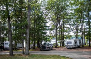 Parque estadual de Michigan, área de recreação fechada em 2026 Parque Estadual Histórico Fort Wilkins no verão de 2023.
