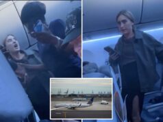 Passageiro irado deu início ao voo da United Airlines em Newark depois de xingar o comissário: ‘F-king c-ts’ Passageiro irado deu início ao voo da United Airlines em Newark depois de xingar o comissário: 'F-king c-ts'