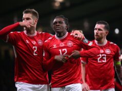 Patrick Dorgu e Rasmus Hojlund marcam pela Dinamarca e não é suficiente para selar a qualificação para a Copa do Mundo ícone de correio