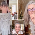 Paulina Porizkova fica só de cueca aos 60 anos para mostrar que 'as imperfeições são o que nos torna perfeitos'