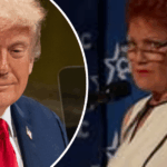 Pauline Hanson lamentou a Austrália e elogiou o presidente dos EUA, Donald Trump, durante um discurso em seu resort em Mar-a-Lago, na Flórida.