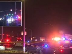 Pelo menos 4 mortos e 10 feridos em tiroteio em massa em reunião de família na Califórnia: autoridades A polícia responde à cena de um tiroteio em massa em Stockton, Califórnia, em 29 de novembro de 2025.