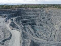 Pesquisadores encontram lacunas nas avaliações de impacto ambiental de projetos de mineração canadenses Uma mulher está em um caminho em uma área florestal.