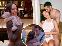 Pete Davidson beija a namorada grávida Elsie Hewitt em chá de bebê com tema de coelho Pete Davidson beija a namorada grávida Elsie Hewitt em chá de bebê com tema de coelho