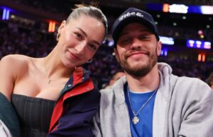 Pete Davidson detalha seu primeiro encontro com a namorada grávida Elsie Hewitt Pete-Davidson-e-Elsie-Hewitt-GettyImages-2215326490