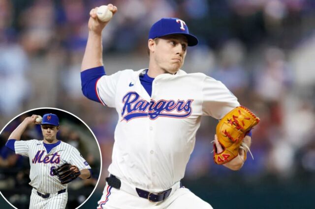 Phil Maton arremessa durante um jogo contra o Milwaukee Brewers no Globe Life Field em 10 de setembro de 2025 em Arlington, Texas. 