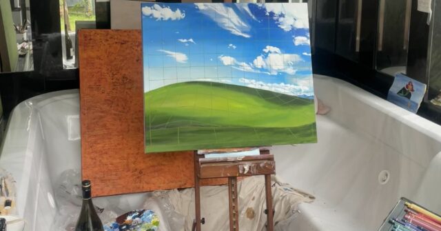 Pintura 'inestimável' tirada em caso suspeito de recompensa de rua Rachael Egan estava se mudando para casa em Erskineville na tarde de terça-feira, quando percebeu que a peça central de sua primeira exposição individual havia desaparecido da calçada.