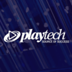 Playtech expande parceria com SkillOnNet para garantir acordo exclusivo de bingo. Logotipo da Playtech sobre fundo decorativo azul