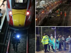 Polícia do Reino Unido acusa homem de tentativa de homicídio por esfaqueamento em trem que feriu 11 pessoas Polícia do Reino Unido acusa homem de tentativa de homicídio por esfaqueamento em trem que feriu 11 pessoas