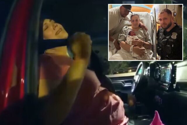 Policial de Michigan faz parto de bebê na beira da estrada com a ajuda do irmão despachante
