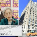 Pols democratas surdos criticaram o edifício Central Park West - que já foi lar de Hearst, Armani e Liam Neeson - com panfletos para Mamdani, que odeia os ricos