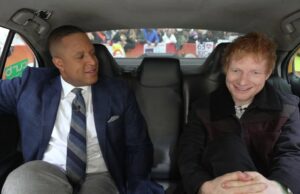 Por que Ed Sheeran foi entrevistado ao vivo em um táxi hoje Apenas rindo!