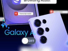 Por que desliguei metade dos novos truques do Samsung Galaxy S25 – e adorei mais Uma pessoa segurando o Samsung Galaxy S25 Edge