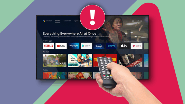 O Roku Express 4K+ mostrando o Roku OS em uma TV no menu LiveTV