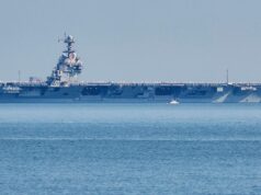 Porta-aviões dos EUA chega ao Caribe para grande preparação militar perto da Venezuela Porta-aviões dos EUA chega ao Caribe para grande preparação militar perto da Venezuela