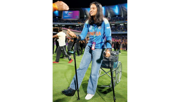 Pratika Rawal, da equipe indiana, lembra de ter permanecido mentalmente forte após lesão
