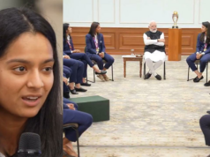 Pratika Rawal elogia a equipe da Índia na residência do PM Narendra Modi Pratika Rawal elogia a equipe da Índia na residência do PM Narendra Modi