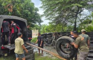 Prevenindo a abrasão, 367 unidades de pneus ex-tanque doados à Polícia Regional Central de Sulawesi Prevenindo a abrasão, 367 unidades de pneus ex-tanque doados à Polícia Regional Central de Sulawesi