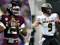 Previsão Texas A&M x Missouri: probabilidades, escolhas, melhor aposta para o confronto da SEC de sábado O quarterback do Texas A&M, Marcel Reed # 10, parece passar.