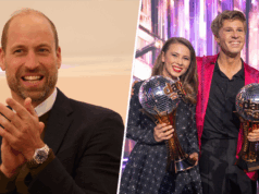 Príncipe William grita vitória de Robert Irwin em ‘Dancing with the Stars’ Príncipe William grita vitória de Robert Irwin em 'Dancing with the Stars'