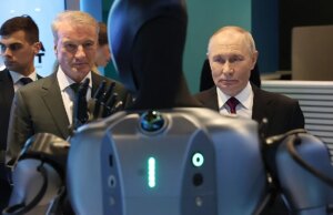 Putin chama robô russo dançante de ‘muito bonito’ em momento estranho de conferência de IA Putin chama robô russo dançante de 'muito bonito' em momento estranho de conferência de IA
