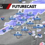 Quanta neve St. Louis pode esperar na segunda-feira?