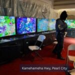 A operação policial ocorre na rodovia Kamehameha, no Havaí. Quatro prisões feitas em Honolulu após investigações e ataques a jogos de azar ilegais