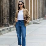 Suéter Marrom, Creme e Azul Marinho