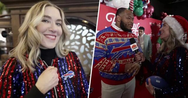 Quinn Daly, irmã de Carson e Hallmark Superfan, vai para Quinn faz um tour por East Aurora, Nova York.