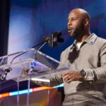 Former New England Patriots running back James White.