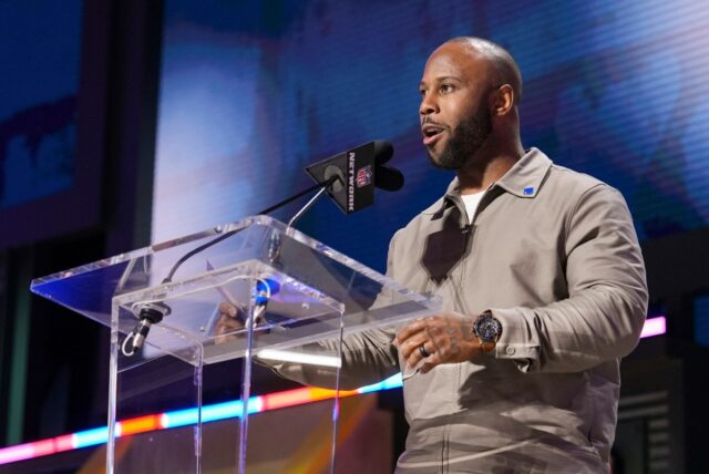 Former New England Patriots running back James White.