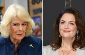 Rainha Camilla pergunta à atriz Ruth Jones se ela perdeu ‘massas de peso’ Observadores reais afirmam que a rainha Camilla diz a Kate Middleton para se mudar GettyImages 2235357909