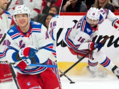 Rangers surpreendem Hurricanes líderes da conferência em uma vitória muito necessária Rangers surpreendem Hurricanes líderes da conferência em uma vitória muito necessária