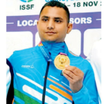 Ravinder conquista ouro na prova de pistola de ar livre 50m