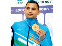 Ravinder conquista ouro na prova de pistola de ar livre 50m Ravinder conquista ouro na prova de pistola de ar livre 50m