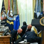 Representante farmacêutico desmaia no Salão Oval durante conferência de imprensa sobre medicamentos para perda de peso de Trump | Vídeo