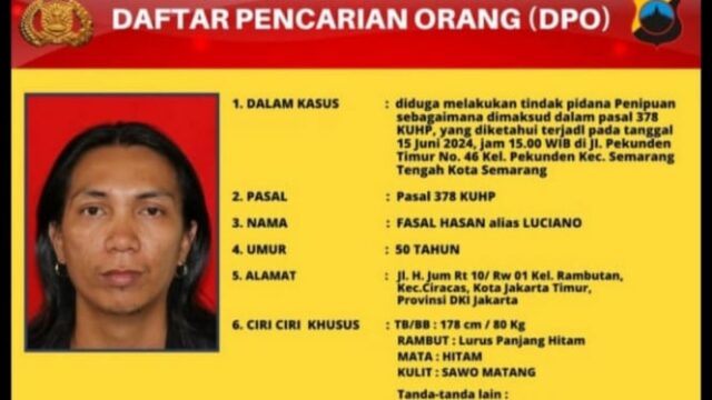 Residente do leste de Jacarta torna-se fugitivo da polícia de Residente do leste de Jacarta torna-se fugitivo da polícia de Semarang devido a fraude musical usando IA