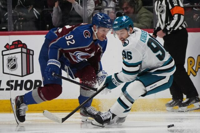 Resurgent Sharks recebem grande dose de realidade com o melhor Colorado Avalanche da NHL
