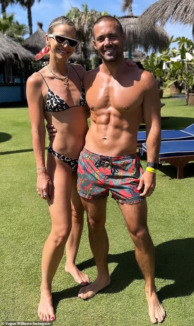 Revelado: Por que Spencer Matthews NÃO VAI voar para a Vogue Williams está se preparando para um longo período longe de seu marido Spencer Matthews, que não se juntará a ela na Austrália durante sua passagem por I'm A Celeb