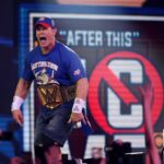 John Cena makes his entrance at