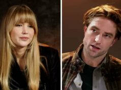 Robert Pattinson pergunta a Jennifer Lawrence se ela acha que ‘Jogos Vorazes’ é ‘mais legal’ do que ‘Crepúsculo’ | Vídeo Robert Pattinson pergunta a Jennifer Lawrence se ela acha que 'Jogos Vorazes' é 'mais legal' do que 'Crepúsculo' | Vídeo