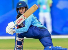 Rodrigues torce pela seleção da Índia antes da histórica Women`s Blind T20 World Cup 25 Rodrigues torce pela seleção da Índia antes da histórica Women`s Blind T20 World Cup 25