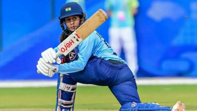 Rodrigues torce pela seleção da Índia antes da histórica Women`s Rodrigues torce pela seleção da Índia antes da histórica Women`s Blind T20 World Cup 25