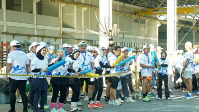 SLB Indonésia comemora 95 anos com um grande festival esportivo, SLB Indonésia comemora 95 anos com um grande festival esportivo, funcionários comparecem para celebrar o espírito saudável