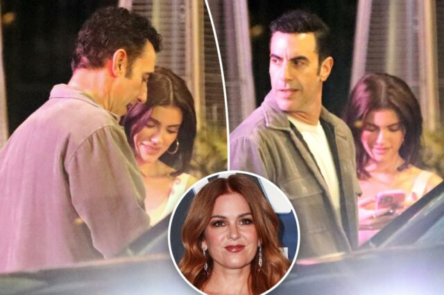 Sacha Baron Cohen, 54, se aproxima do influenciador com metade Sacha Baron Cohen, 54, se aproxima do influenciador com metade de sua idade para um passeio em um clube após o divórcio de Isla Fisher