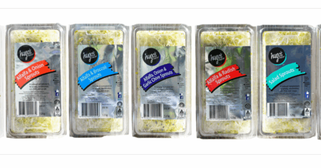 Salada retirada das prateleiras devido ao medo de salmonela depois Parilla Fresh fez recall de vários produtos por medo de Salmonella.