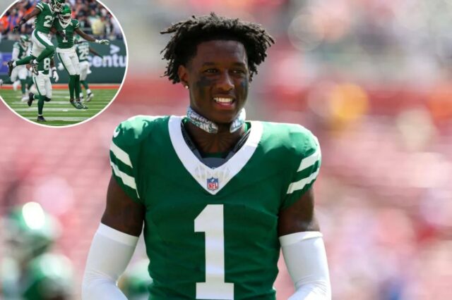 O cornerback dos Jets, Sauce Gardner.