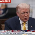 O presidente dos EUA, Donald Trump, disse que o Reino Unido deve seguir a linha dura da América em relação à imigração ou 'você não terá mais um país' em uma entrevista ao GB News ontem