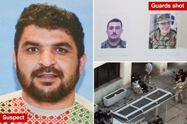 Mugshot de Rahmanullah Lakanwal, o suspeito do assassinato de dois soldados da Guarda Nacional.
